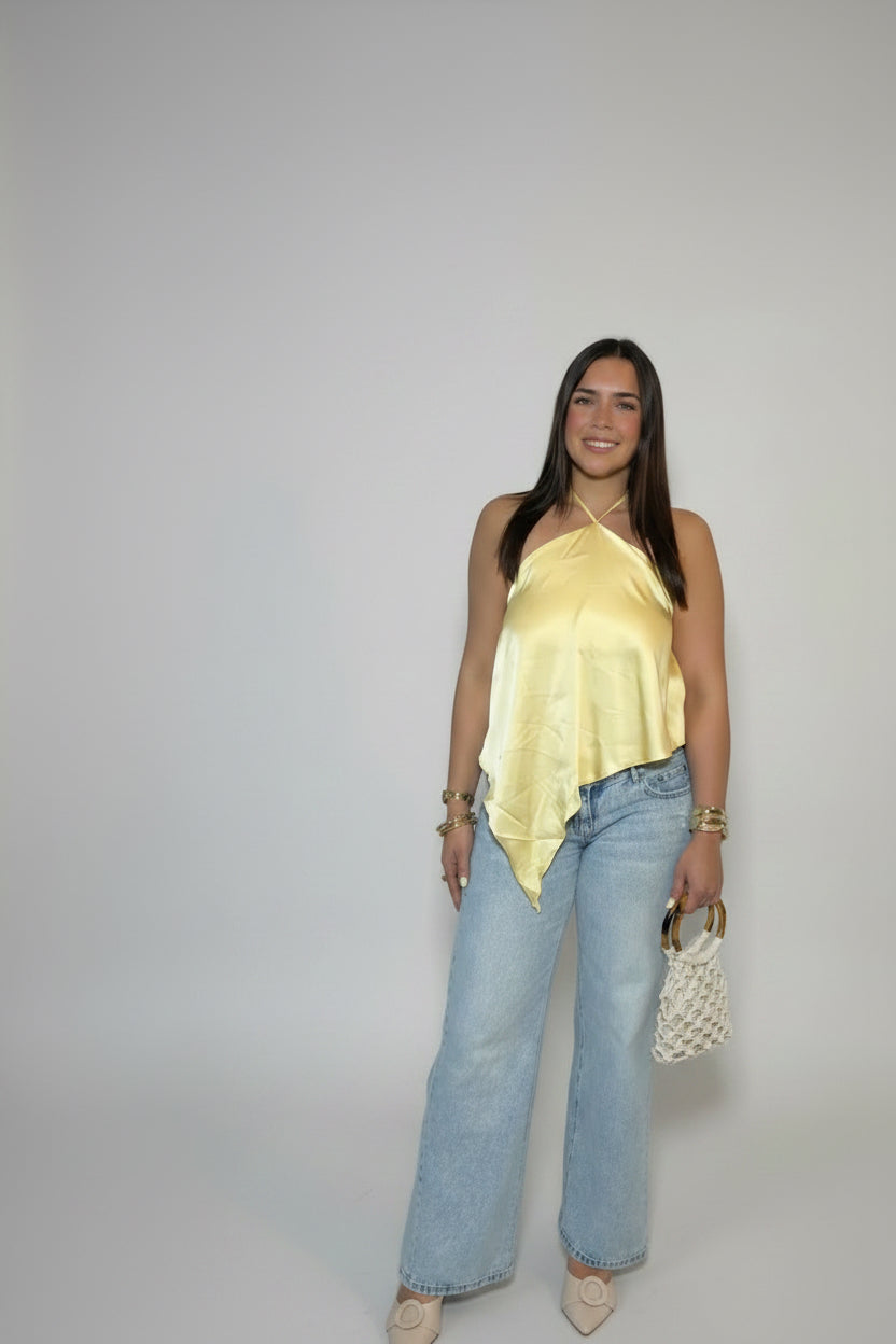 Limoncello Satin Top