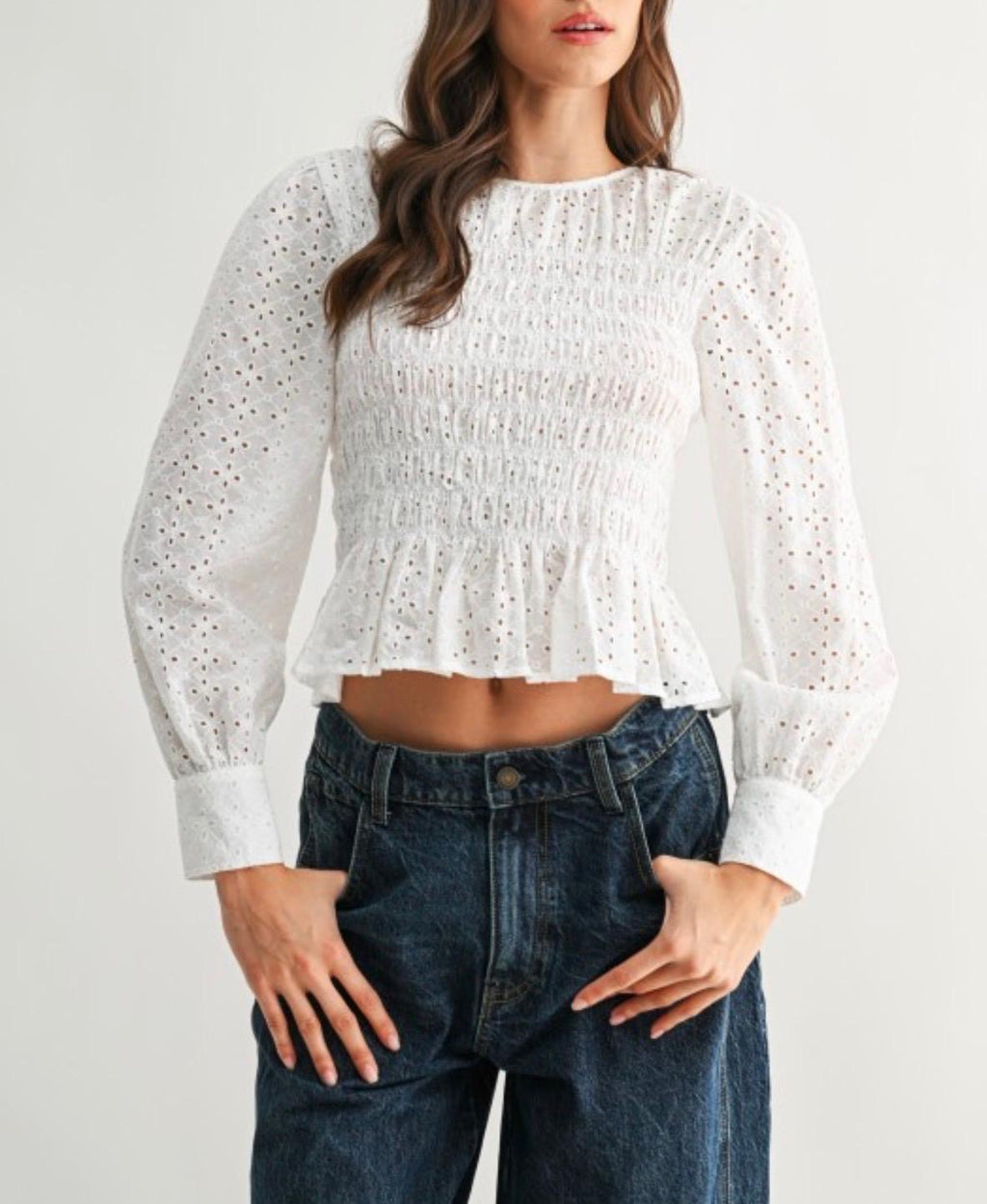 Brodeire ballon blouse