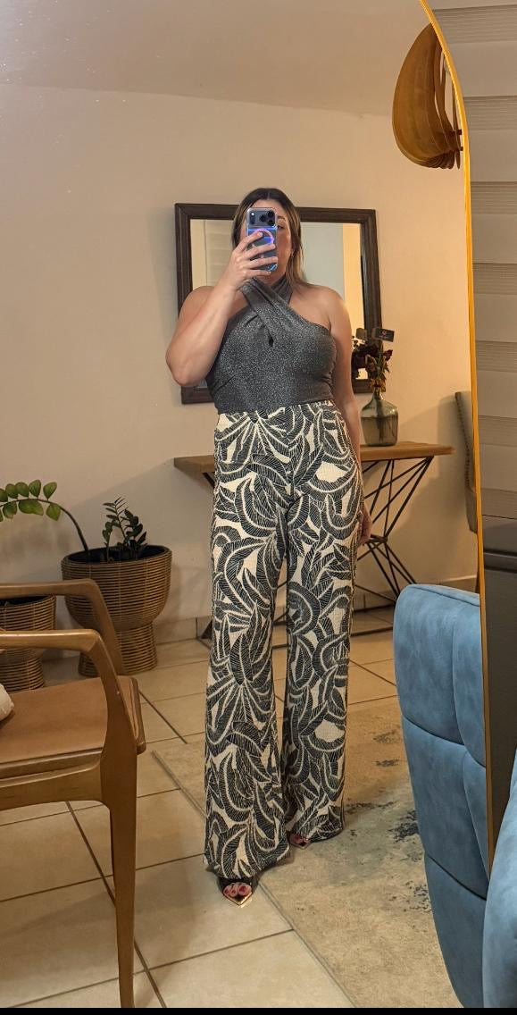 Salty water blush pull on pants