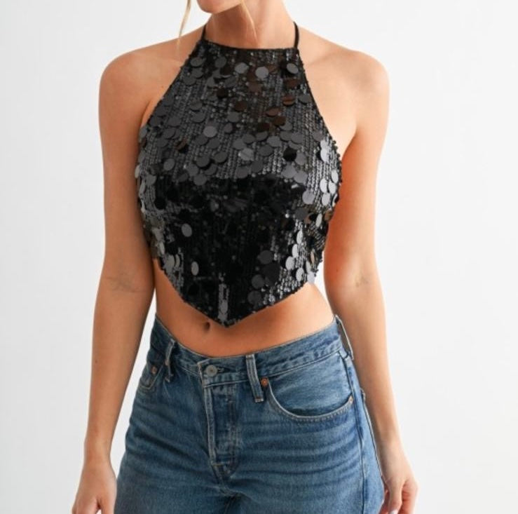 Lume halter top