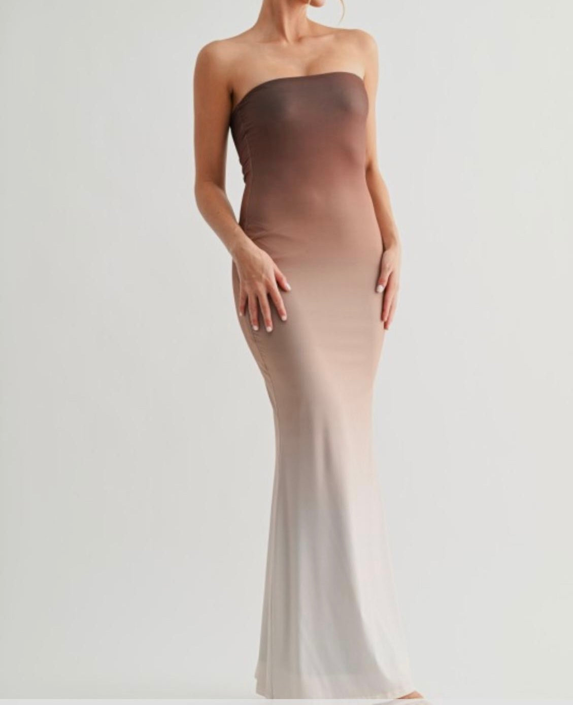 Soft Mocha Maxi Dress
